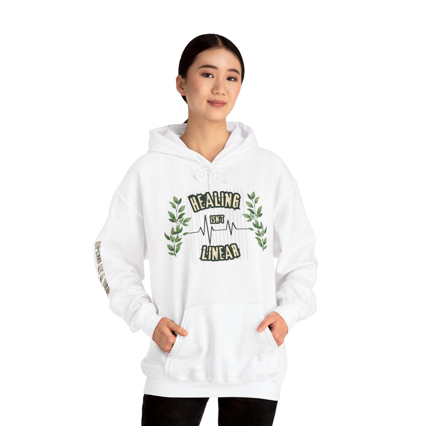 Healing Isn't Linear Sweatshirt – Mental Health & Growth Hoodie - The Creator's Cure
