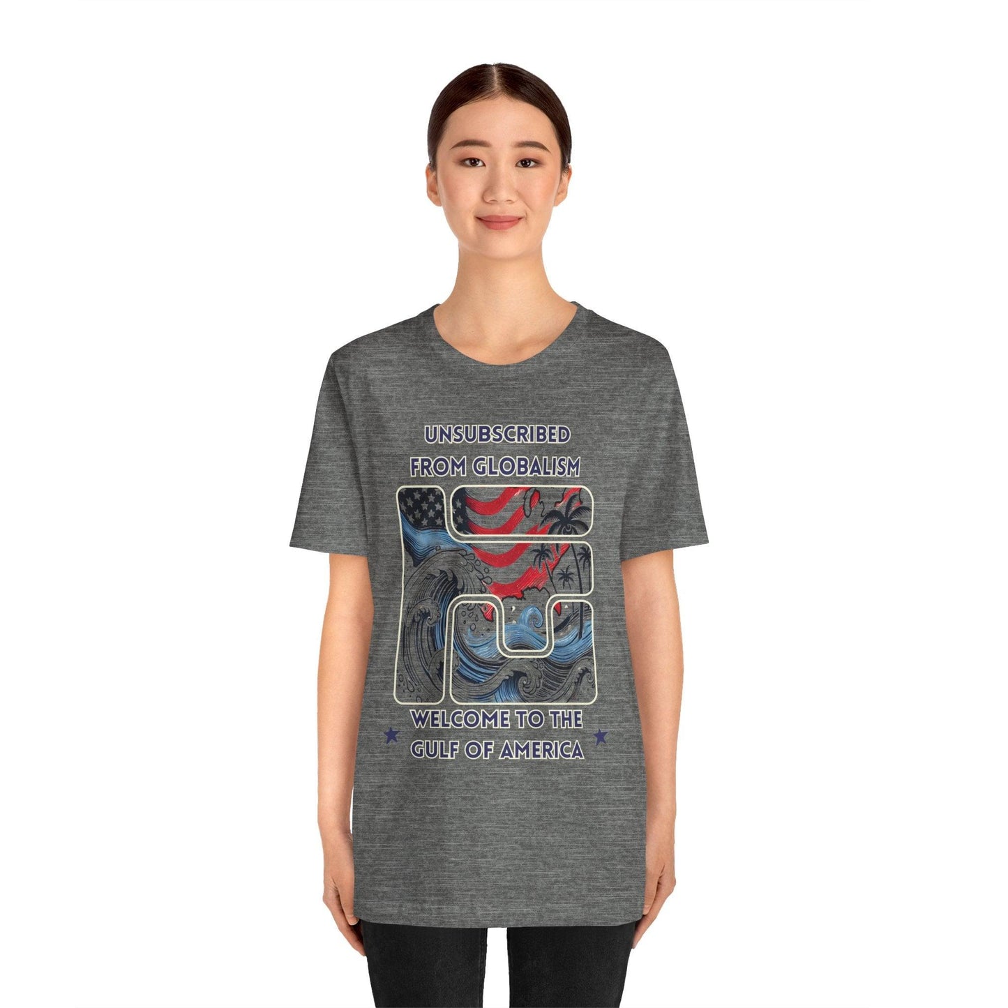 Welcome to the Gulf of America Patriotic T-Shirt | Anti-Globalism American Pride Tee - The Creator's Cure