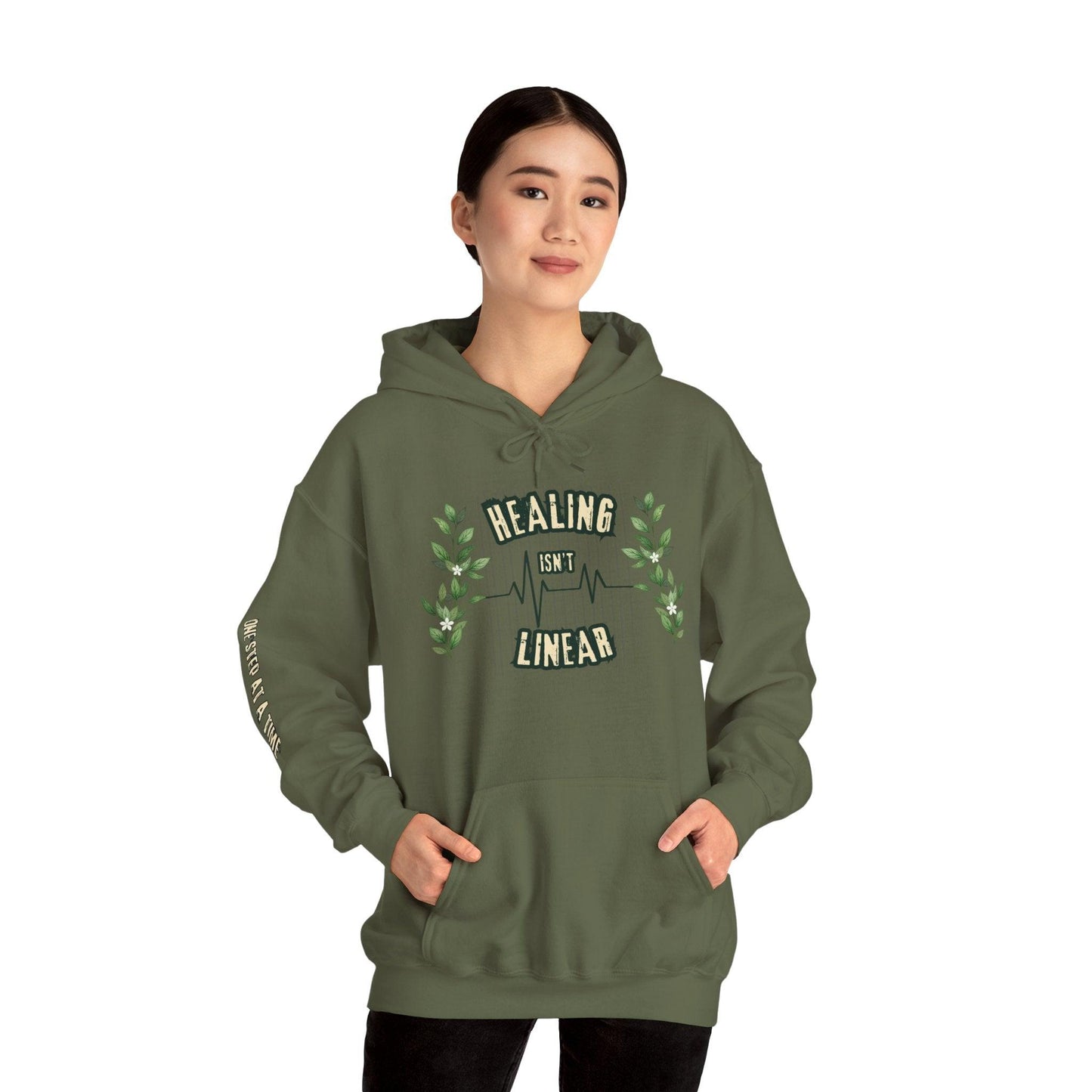 Healing Isn't Linear Sweatshirt – Mental Health & Growth Hoodie - The Creator's Cure