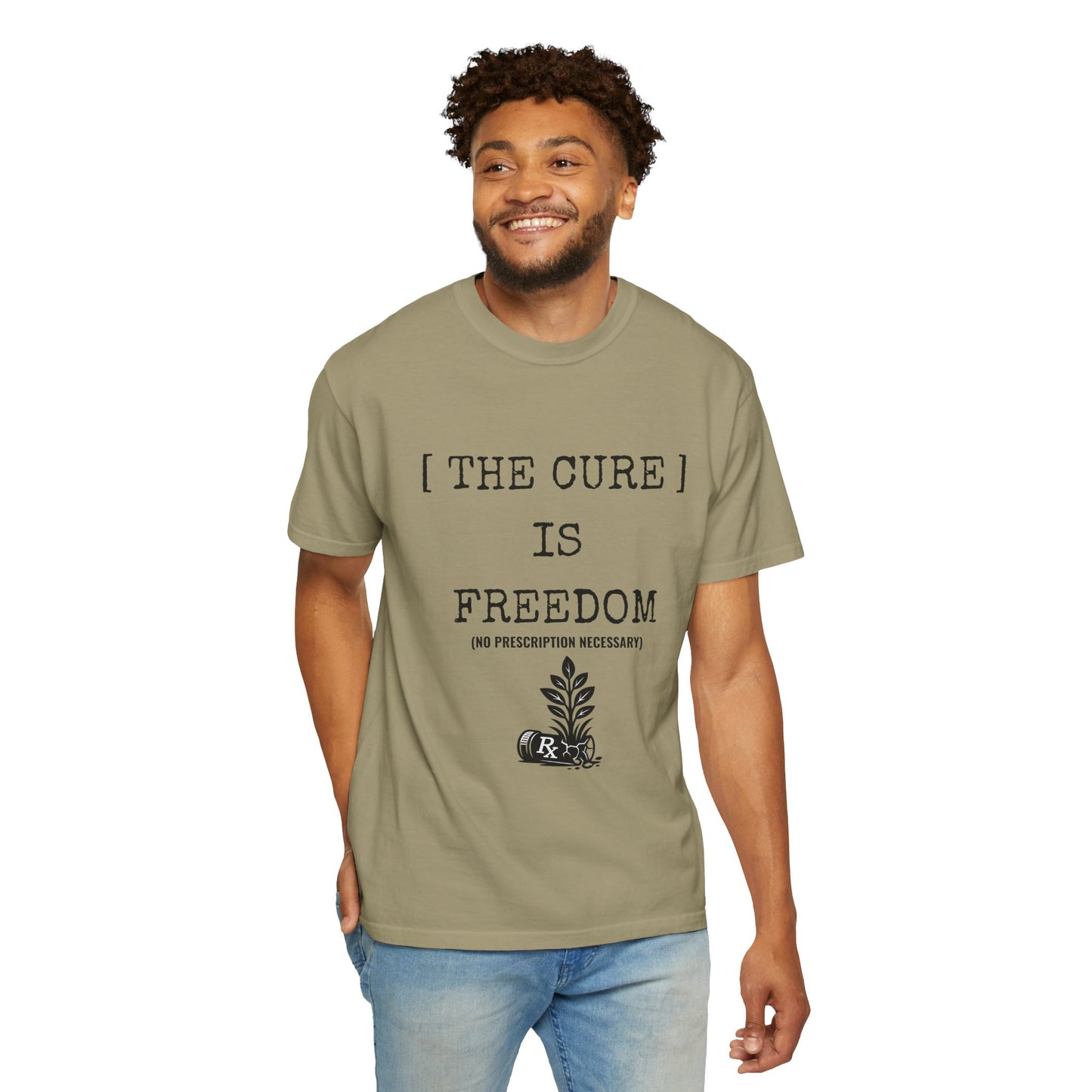 Freedom Shirt – The Cure Is Freedom Prescription Not Necessary Tee