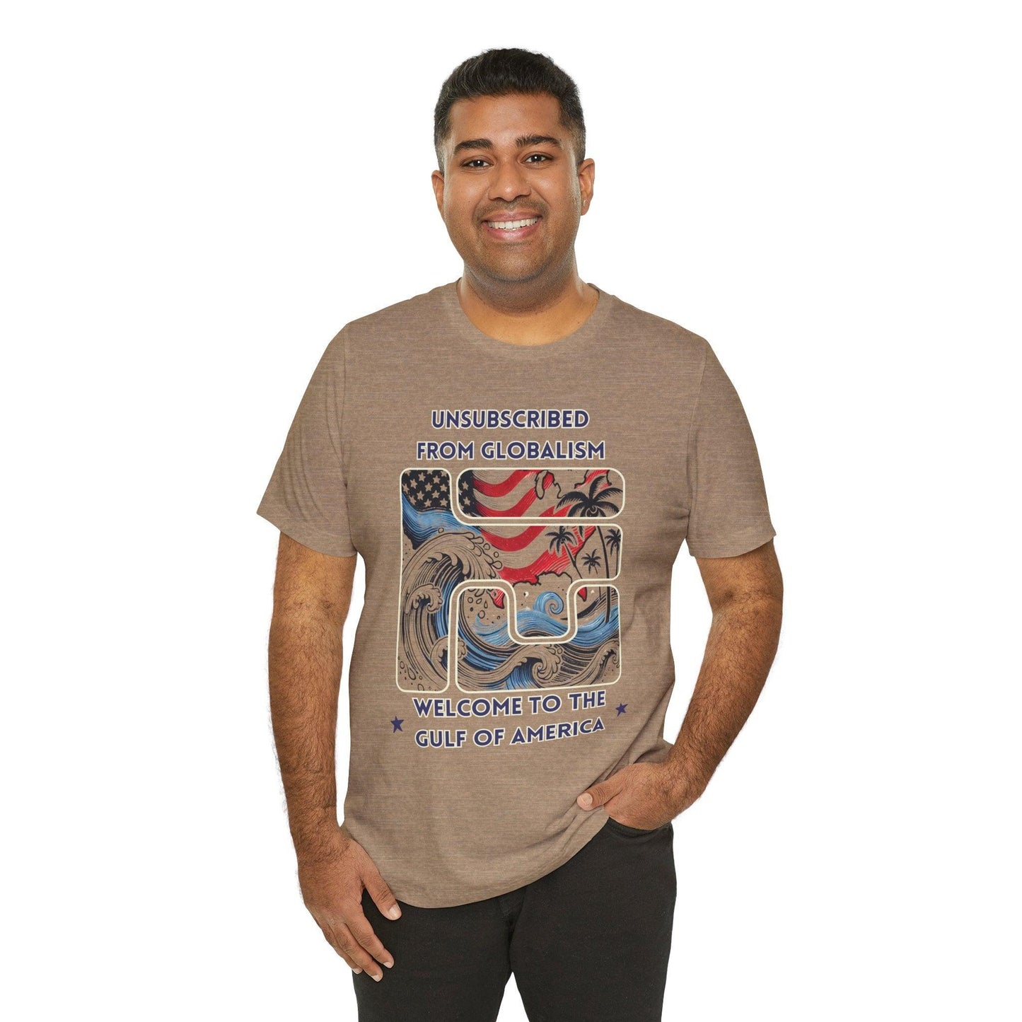 Welcome to the Gulf of America Patriotic T-Shirt | Anti-Globalism American Pride Tee - The Creator's Cure