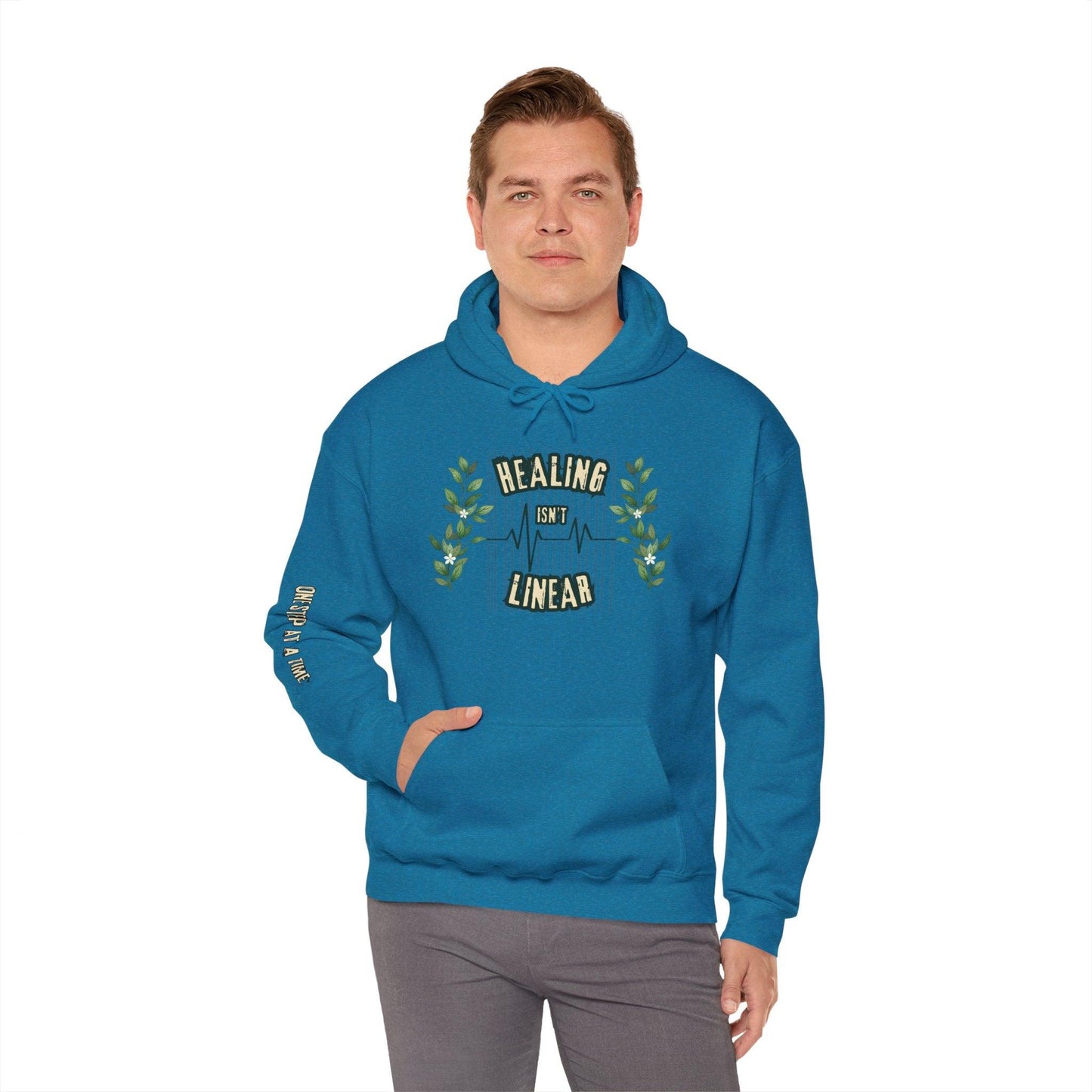 Healing Isn't Linear Sweatshirt – Mental Health & Growth Hoodie - The Creator's Cure