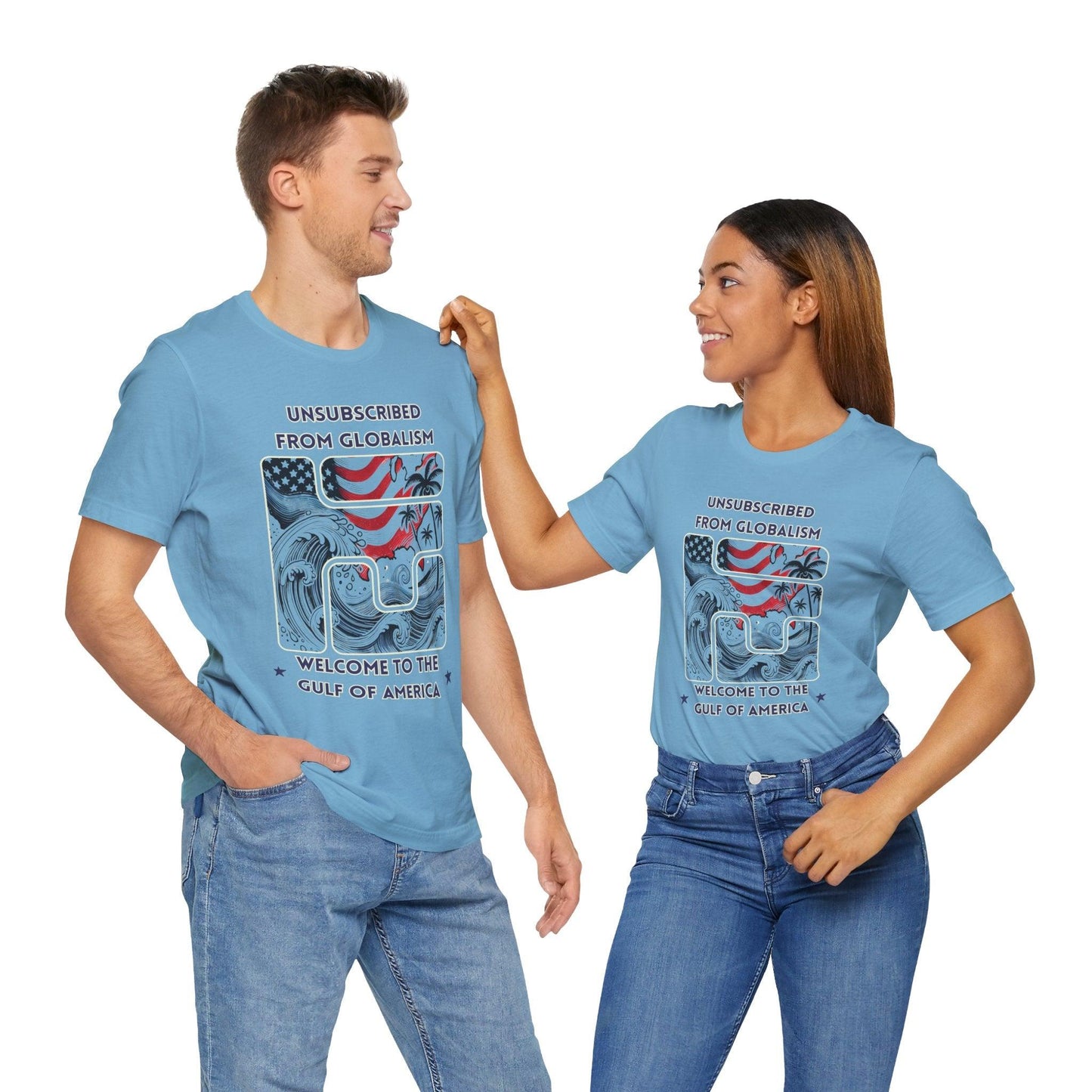 Welcome to the Gulf of America Patriotic T-Shirt | Anti-Globalism American Pride Tee - The Creator's Cure