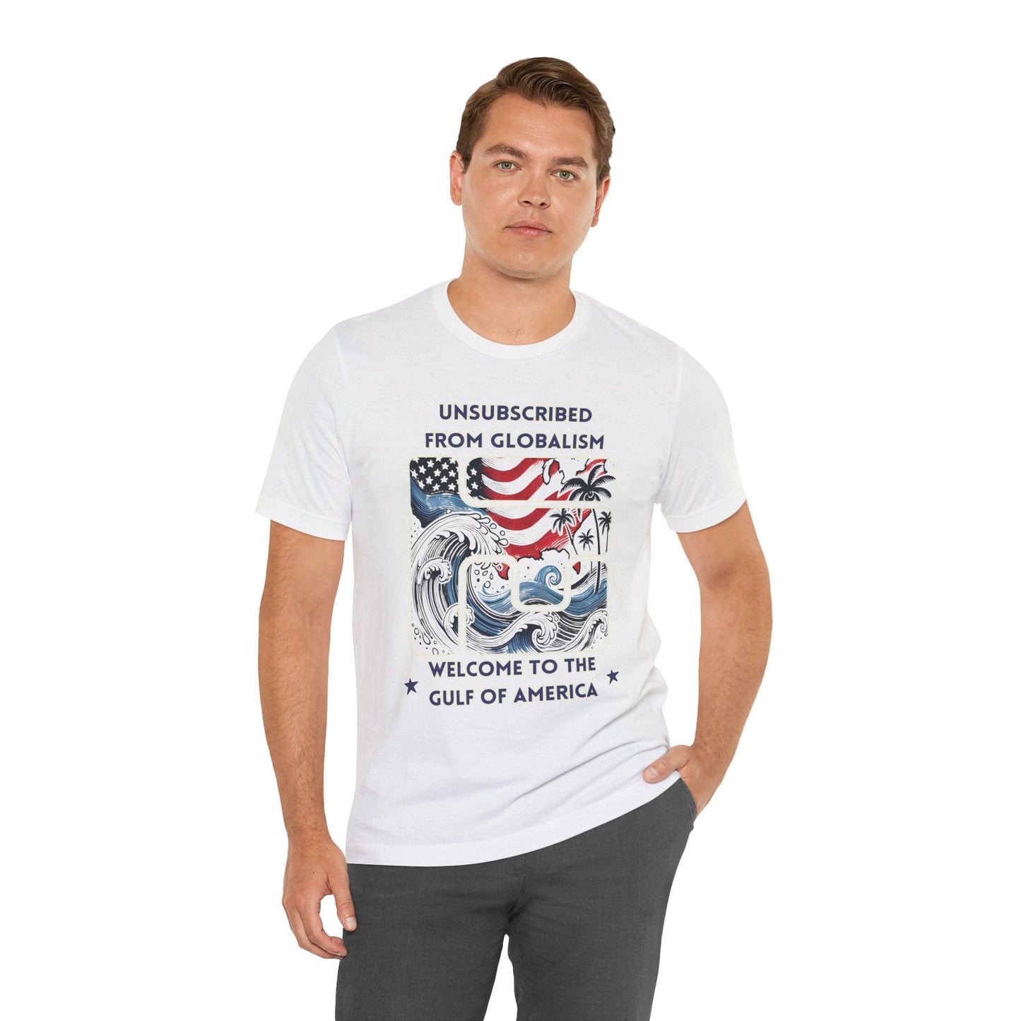 Welcome to the Gulf of America Patriotic T-Shirt | Anti-Globalism American Pride Tee - The Creator's Cure