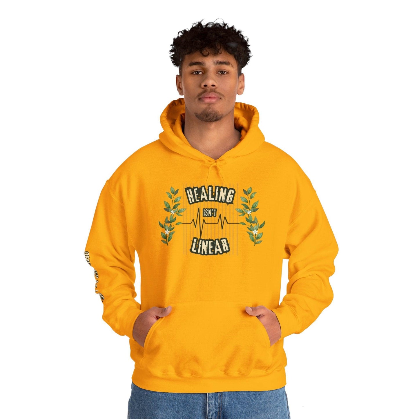 Healing Isn't Linear Sweatshirt – Mental Health & Growth Hoodie - The Creator's Cure