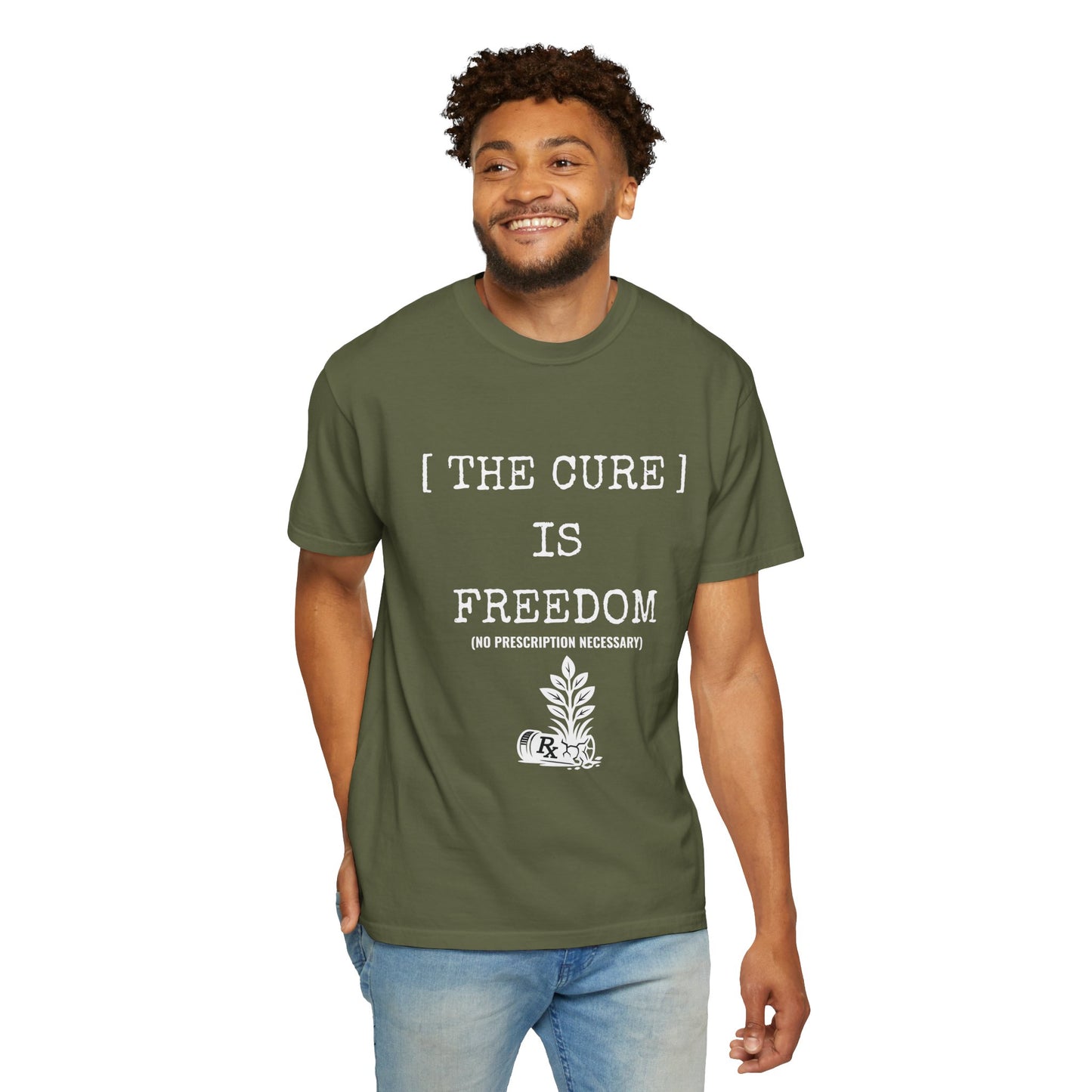 Freedom Shirt – The Cure Is Freedom Prescription Not Necessary Tee