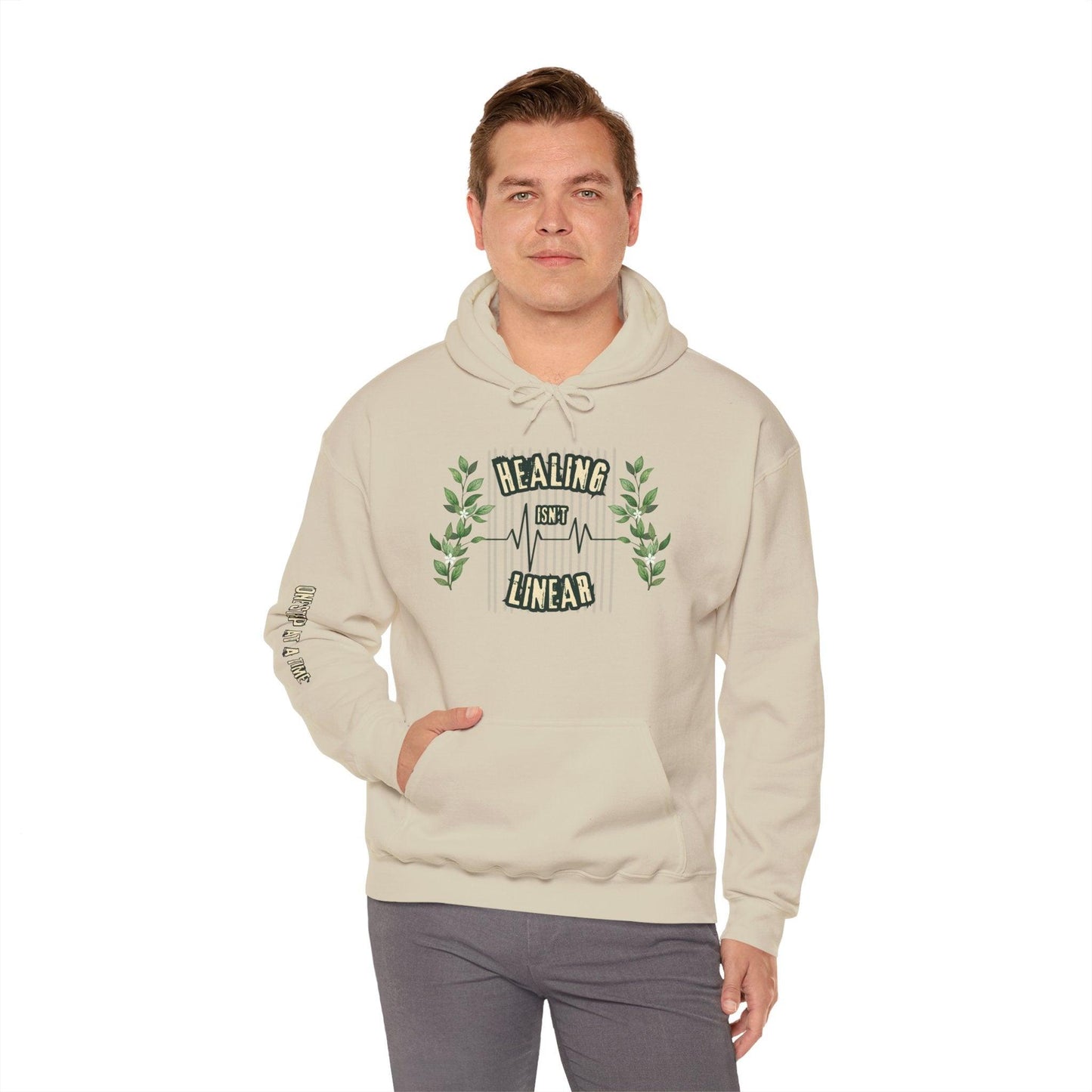 Healing Isn't Linear Sweatshirt – Mental Health & Growth Hoodie - The Creator's Cure