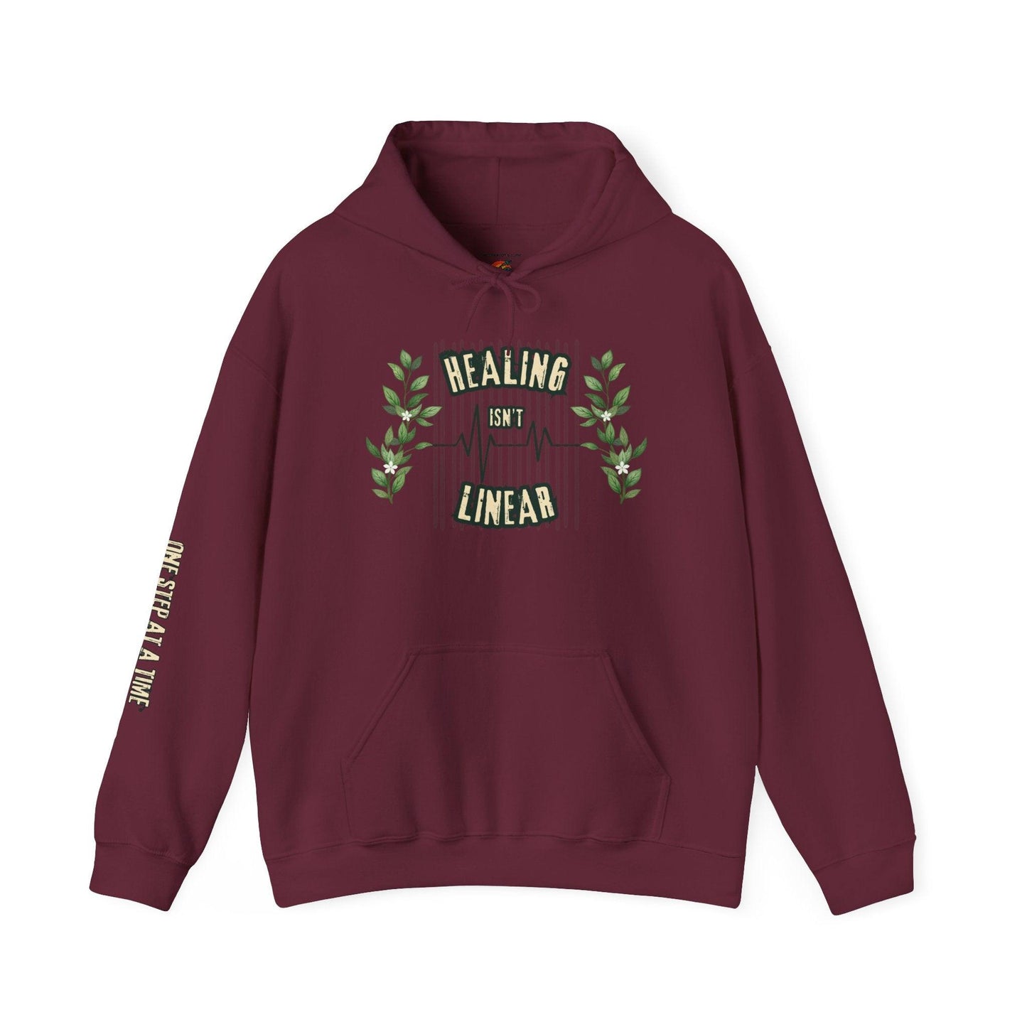 Healing Isn't Linear Sweatshirt – Mental Health & Growth Hoodie - The Creator's Cure