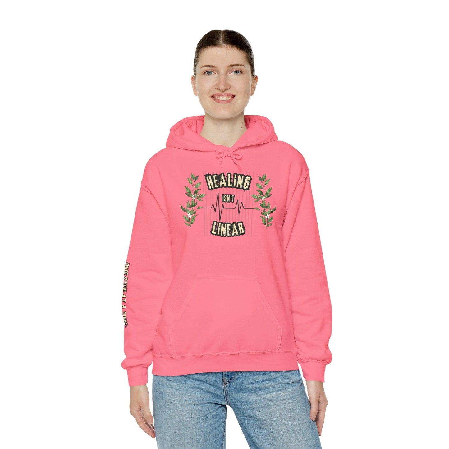 Healing Isn't Linear Sweatshirt – Mental Health & Growth Hoodie - The Creator's Cure