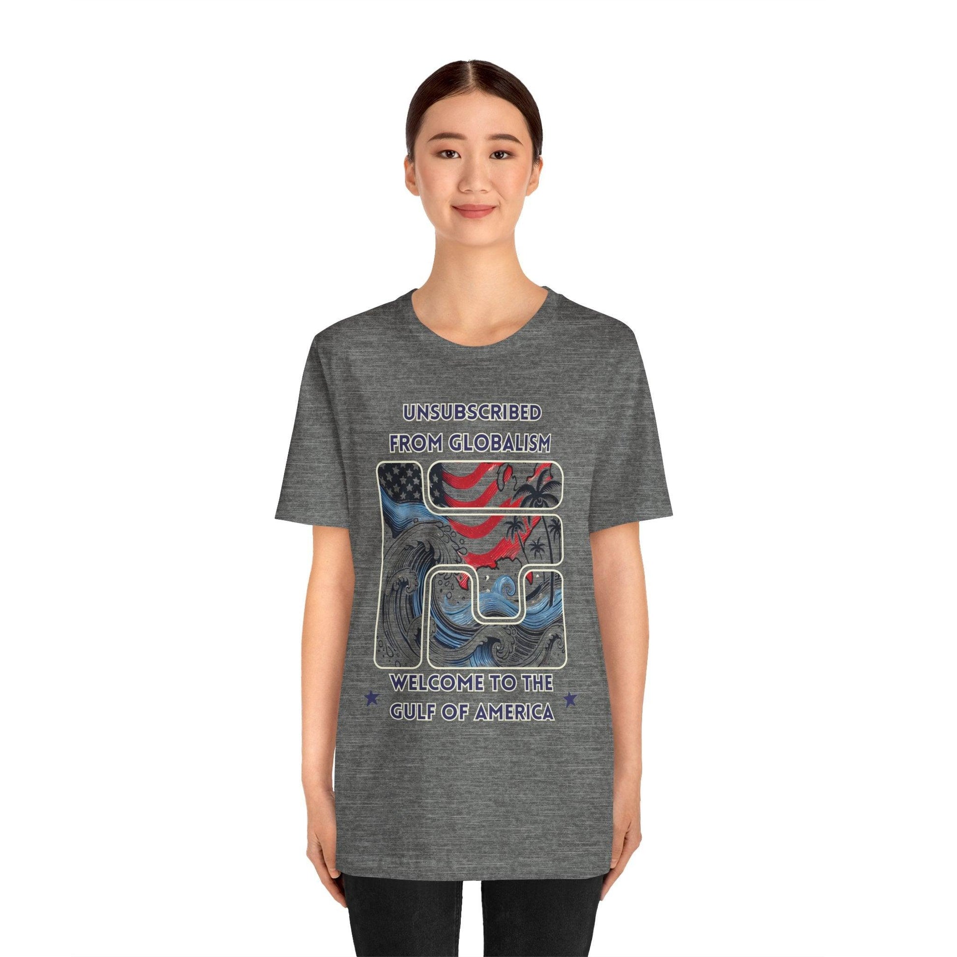 Welcome to the Gulf of America Patriotic T-Shirt | Anti-Globalism American Pride Tee - The Creator's Cure