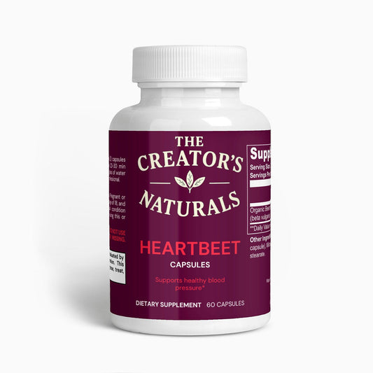 HeartBeet | Beet Root Supplement for Circulation, Energy & Blood Pressure Support