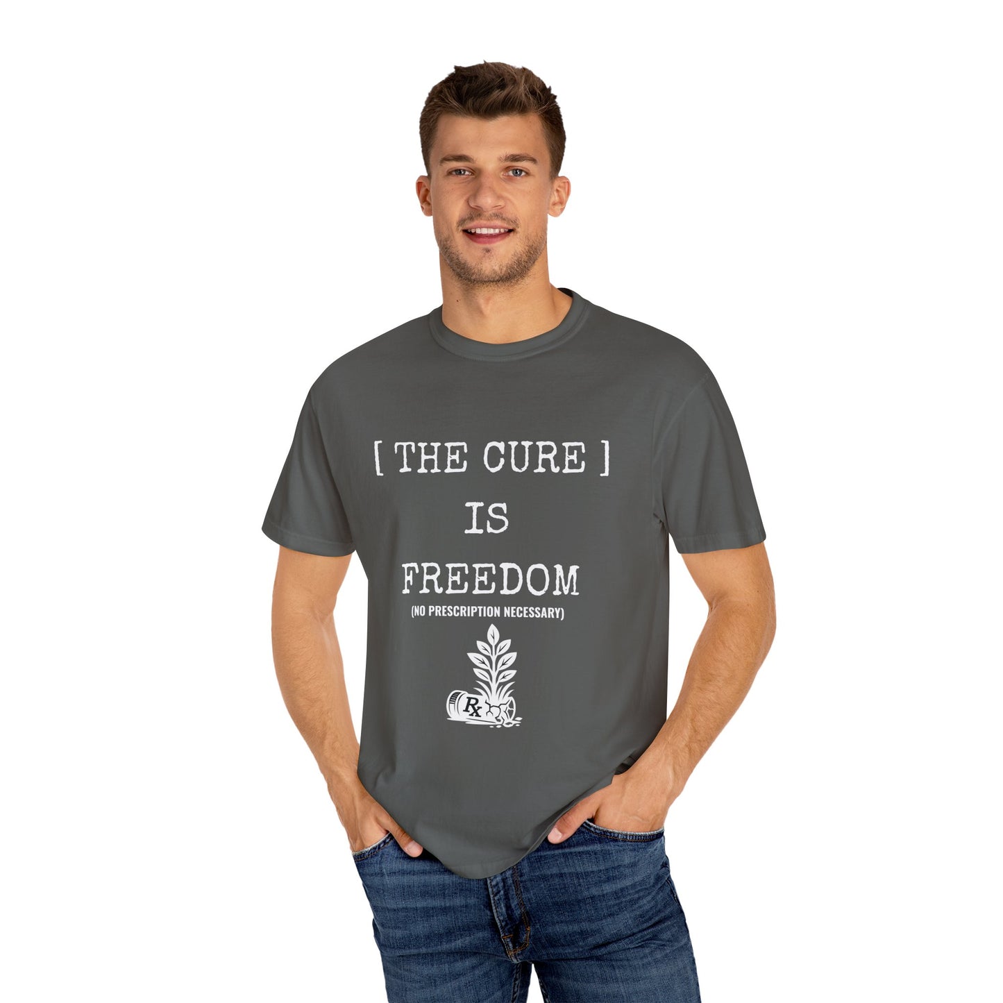 Freedom Shirt – The Cure Is Freedom Prescription Not Necessary Tee