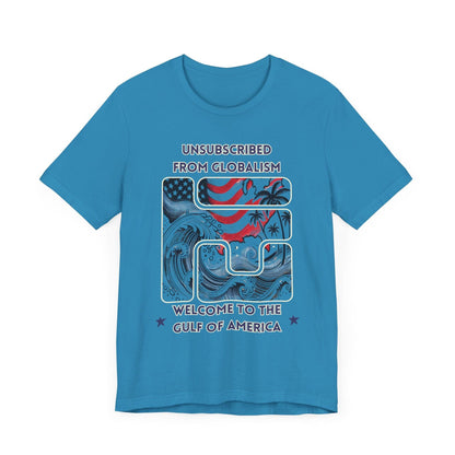 Welcome to the Gulf of America Patriotic T-Shirt | Anti-Globalism American Pride Tee - The Creator's Cure
